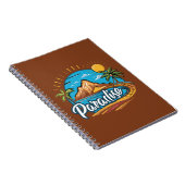 Carnet Logo Art de l'île paradis tropical (Côté Droit)