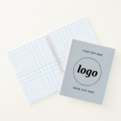 Carnet Logo avec texte et code QR promotionnel Business (Intérieur)