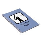 Carnet Logo Baseballer personnalisable (Côté Droit)