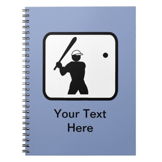 Carnet Logo Baseballer personnalisable (Devant)