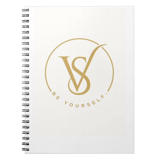 Carnet Logo Be Yourself VS Monogramme (Devant)