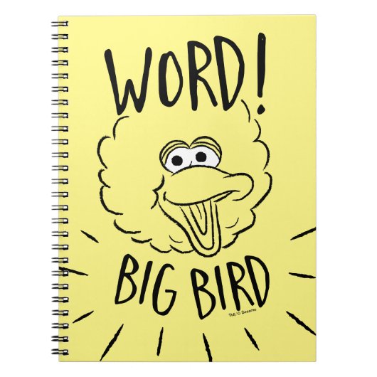 Carnet Logo Big Bird Skate - Mot ! Big Bird (Devant)