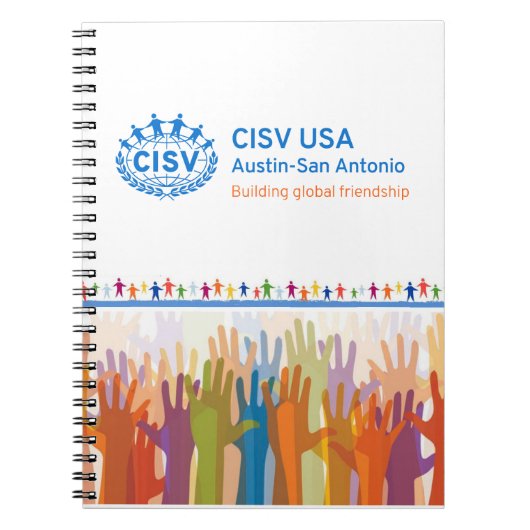 Carnet Logo CISV Austin (Devant)