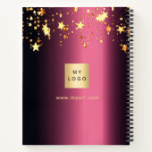 Carnet Logo commercial des étoiles d'or de Bourgogne (Dos)