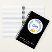 Carnet Logo CPD NICP de couverture logicielle 5,5 pouces (À l'intérieur)