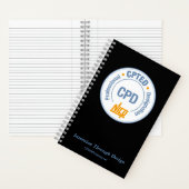 Carnet Logo CPD NICP de couverture logicielle 5,5 pouces  (À l'intérieur)