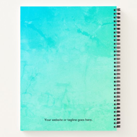 Carnet Logo customisé (Dos)