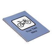 Carnet Logo Cycliste personnalisable (Côté Droit)