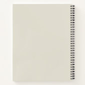 Carnet Logo de beauté fleurs visage ligne d'art minimal (Dos)