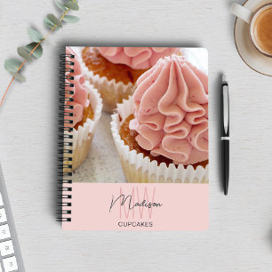 Carnet Logo de boulangerie à monogramme Photo Rose