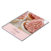 Carnet Logo de boulangerie monogramme Photo Rose (Côté gauche)