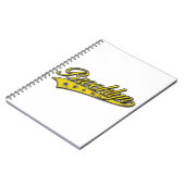 Carnet Logo de Brooklyn doré en relief (Côté gauche)