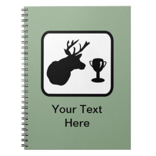Carnet Logo de chasseur personnalisable