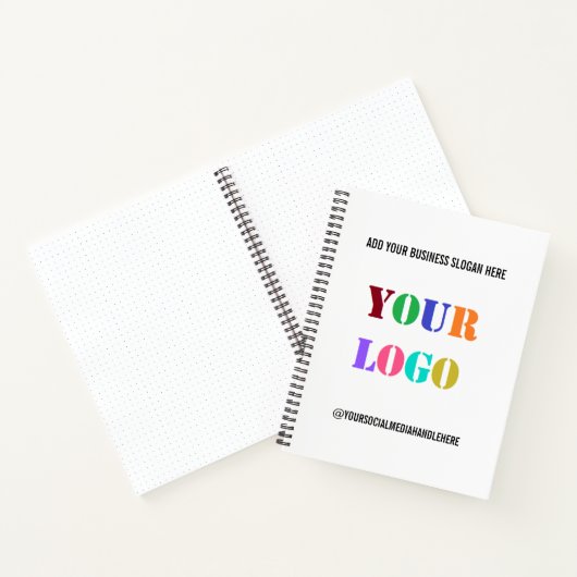 Carnet Logo de Custom Business (Intérieur)