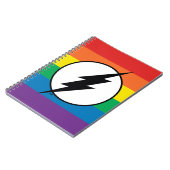 Carnet Logo de Flash Rainbow (Côté gauche)