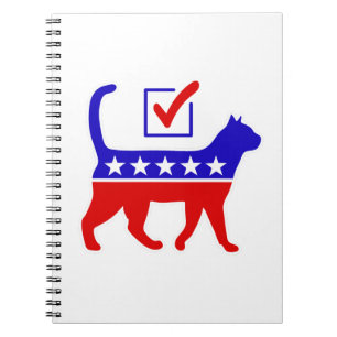Carnet Logo de la fête du chat Feline Politique Grand Par