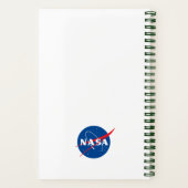 Carnet Logo de la NASA Quesst Supersonic Green Spiral (Verso)