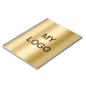 Carnet Logo de l'entreprise de commerce de l'or (Côté gauche)