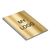 Carnet Logo de l'entreprise de commerce d'or (Côté Droit)