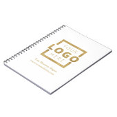 Carnet Logo de l'entreprise personnalisée Cadeau promotio (Côté gauche)