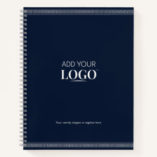 Carnet Logo de l'entreprise Promotionnels Marine Blue Gre