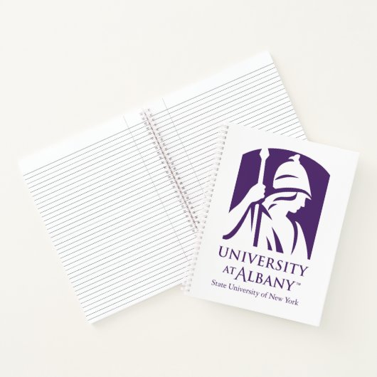Carnet Logo de l'Université d'Albany (Intérieur)