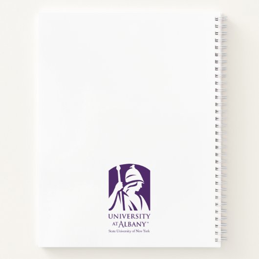 Carnet Logo de l'Université d'Albany (Dos)