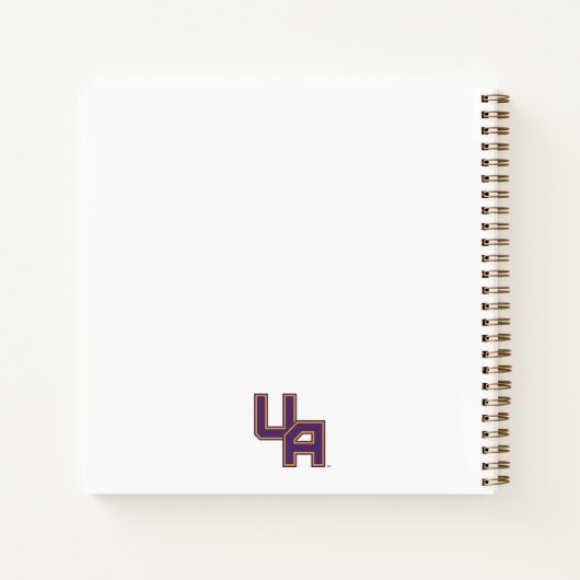 Carnet Logo de l'Université d'Albany Initials (Dos)