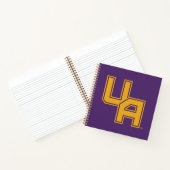 Carnet Logo de l'Université d'Albany Initials (Intérieur)