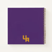 Carnet Logo de l'Université d'Albany Initials (Dos)