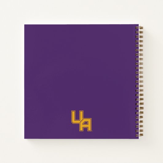 Carnet Logo de l'Université d'Albany Initials (Dos)