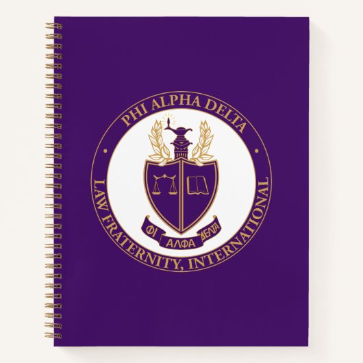 Carnet Logo de Phi Alpha Delta (Devant)
