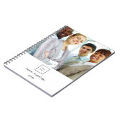 Carnet Logo de photo d'entreprise blanc équipe (Côté gauche)