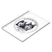 Carnet Logo de Secourt Shadow Husky (Côté gauche)