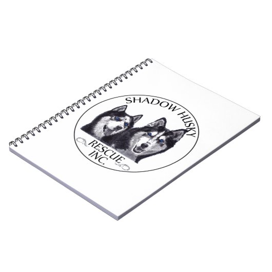 Carnet Logo de Secourt Shadow Husky (Côté gauche)