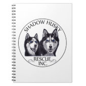 Carnet Logo de Secourt Shadow Husky (Devant)