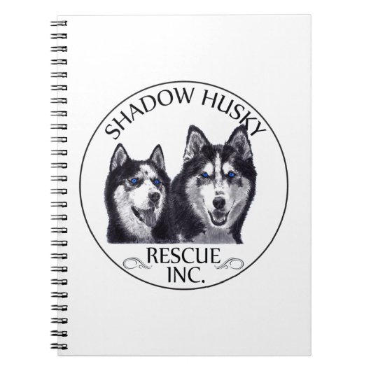 Carnet Logo de Secourt Shadow Husky (Devant)