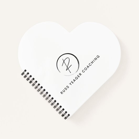 Carnet Logo de signature de coaching Russ Yeager (Devant)