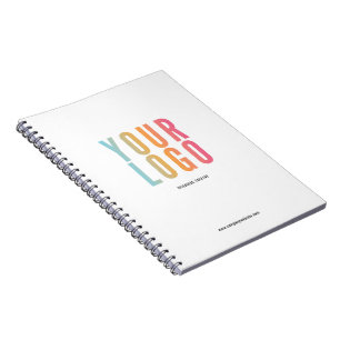 Carnet Logo de société moderne blanc promotionnel