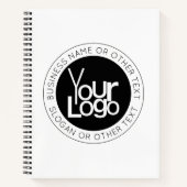 Carnet Logo de votre entreprise & Texte éditable moderne  (Devant)