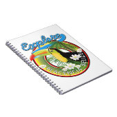 Carnet Logo de voyage Explore Placencia Belize (Côté Droit)