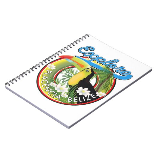Carnet Logo de voyage Explore Placencia Belize (Côté gauche)