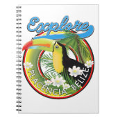 Carnet Logo de voyage Explore Placencia Belize (Devant)