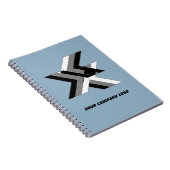 Carnet LOGO DE YOUR COMPANY, personalized,add your text (Côté Droit)