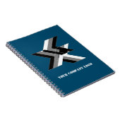 Carnet LOGO DE YOUR COMPANY, personalized,add your text (Côté Droit)