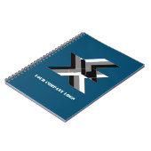 Carnet LOGO DE YOUR COMPANY, personalized,add your text (Côté gauche)