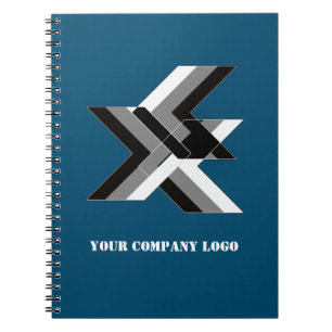 Carnet LOGO DE YOUR COMPANY, personalized,add your text