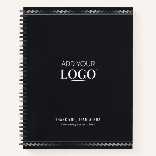 Carnet Logo d'entreprise Appréciation des employés Grec M (Devant)