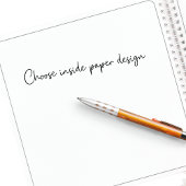 Carnet logo d'entreprise avec nom en écriture grise charb