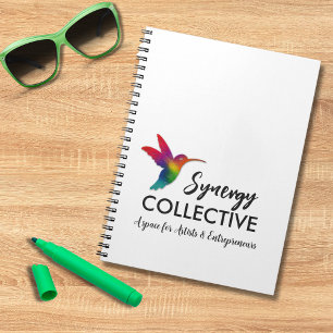 Carnet Logo d'entreprise de colibri